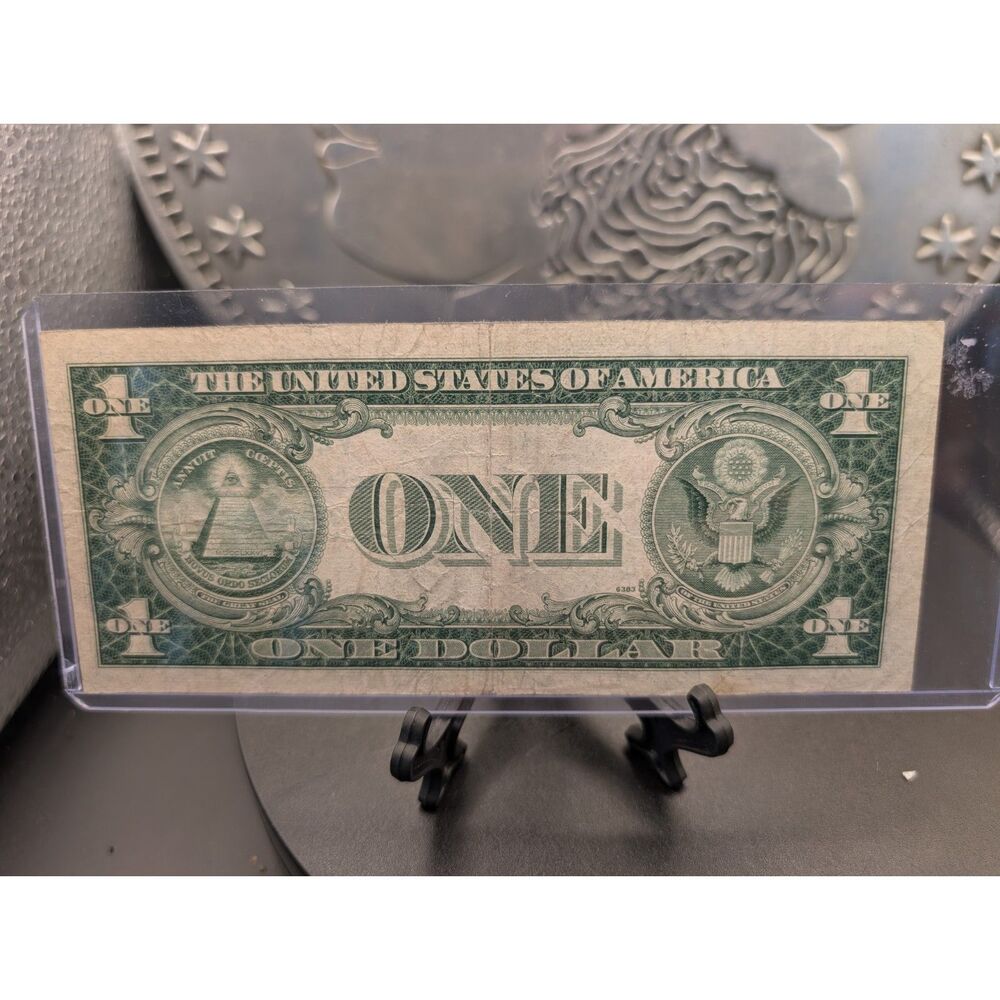 1935‑A $1 Silver Certificate Godless Note Blue Seal